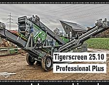 Flachdecksiebanlage - 3 Fraktionen Tiger Screen 25.10 Professional Plus