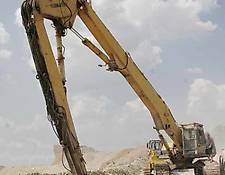 Komatsu demolition excavator PC400LC – Longfront Abbruchbagger / Demolition excavator