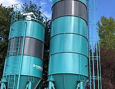 Constmach cement silo 50 Tonnes Capacity Welded Type Cement Silo, Ready From Stock