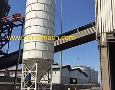 Constmach cement silo 500 Ton Capacity Cement Silo