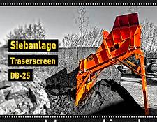 DB Engineering Traserscreen DB-25 Mini Siebanlage | Flachdecksieb | Siebbox | Galabau | 580kg | Miete