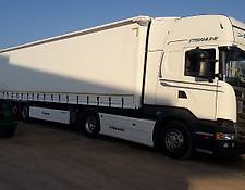 Scania curtainsider truck R450 TOPLINE-STREAMLINE 4x2 + KRONE