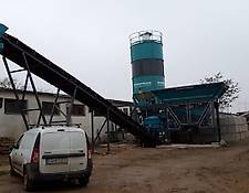 Constmach concrete plant Mobile Concrete Batching Plant For Small Usage Areas 30 M3