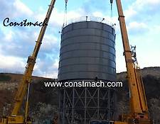 Constmach cement silo 2000 Ton Concrete Silo - Offering the Best Solutions for Your
