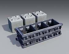 Bosch block making machine Formy do bloków kostek betonowych