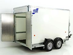 Ifor Williams Kofferanhänger BV 125 147x360cm H:183cm 2,7t Klappe